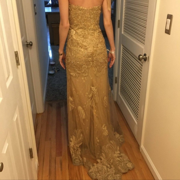 Camille La Vie size 2 evening gown bridesmaid dress EUC - Picture 4 of 6